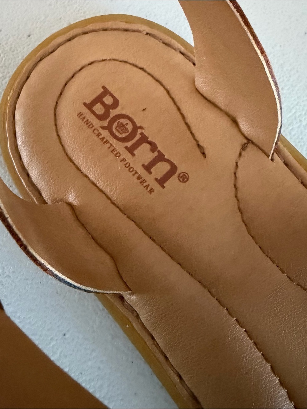 Børn Imogen ankle strap sandals in brown leather. - Picture 6 of 6